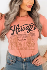 US3001P-E3095 Howdy Desert Western Graphic Plus Tee $16