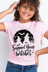 US3001Y-E3161Z Local Witches Halloween Kids Graphic Tee $11