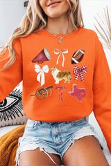 UL180P-E3079 Texas Football Graphic Plus Sweatshirt $25