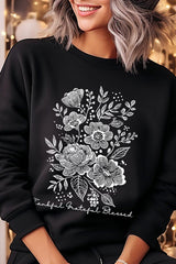 UL180-E3155 Neutral Thanksgiving Graphic Sweatshirt $20