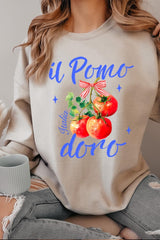 UL180-E3070 Il Pomodoro Tomato Art Graphic Sweatshirt $20