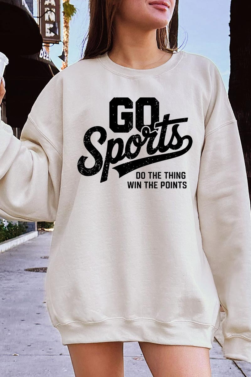 UL180-E3103 Go Sports Graphic Sweatshirt $20