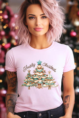 US3001-E3185 Howdy Christmas Graphic Tee $12.5