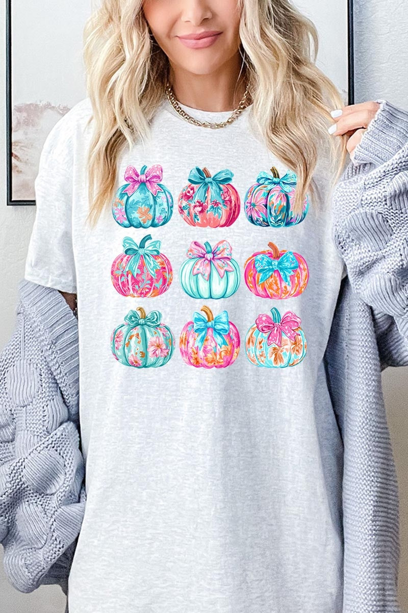 5000-E3137 Coquette Pumpkin Graphic Heavy Cotton Tee $9