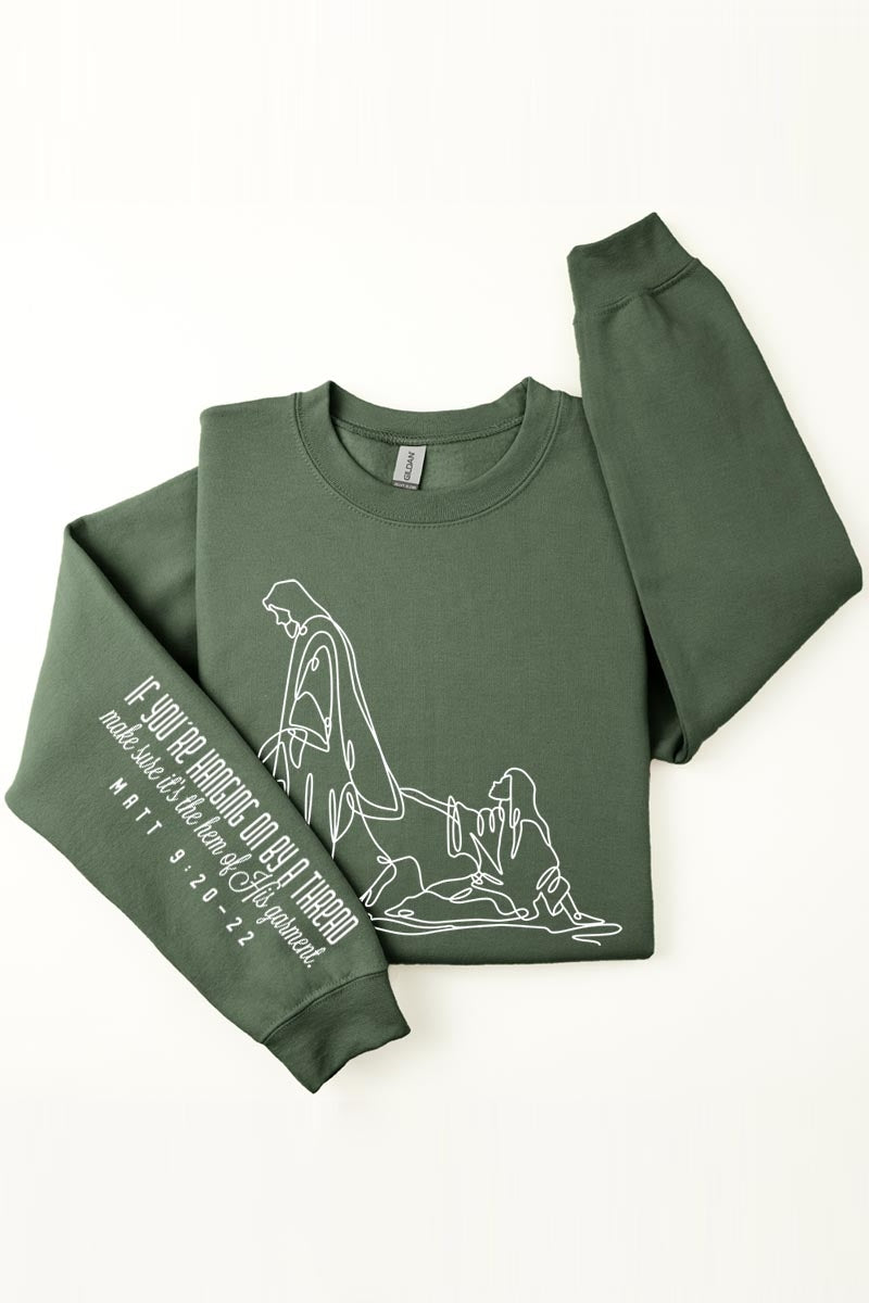 UL180P-E3075FS If Youu2019re Hanging On Graphic Plus Sweatshirt $27