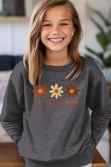 UL180B-E3165Z Boho Fall Christian Kids Graphic Sweatshirt $20