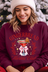 UL180-E3216 Gingerbread Martini Club Graphic Sweatshirt $20