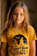 US3001Y-E3161Z Local Witches Halloween Kids Graphic Tee $11