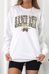 UL240-E3131 Football Game Day Camo Graphic Long Sleeve Tee $13.75