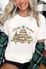 US3001-E3185 Howdy Christmas Graphic Tee $12.5