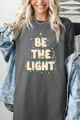 5000-E3202 Be the Light Christmas Graphic Heavy Cotton Tee $9