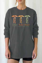 UL240-E3111 Grateful Thankful Blessed Graphic Long Sleeve Tee $13.75