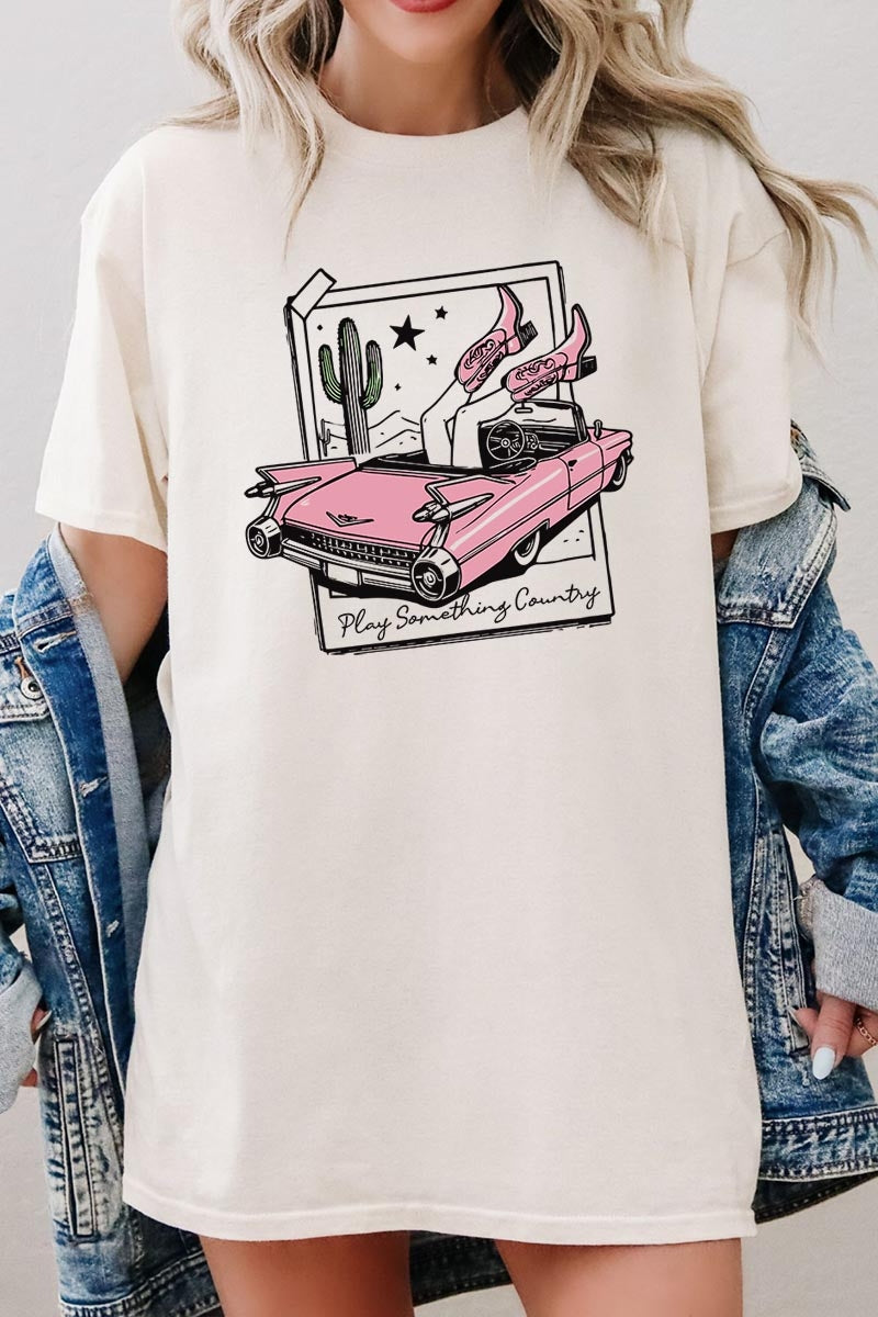 5000P-E3098 Play Something Country Plus Heavy Cotton Tee $12.75