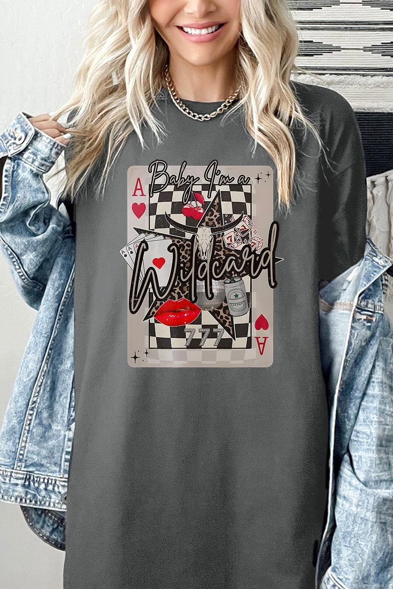 5000-E3099 Retro Wildcard Graphic Heavy Cotton Tee $9