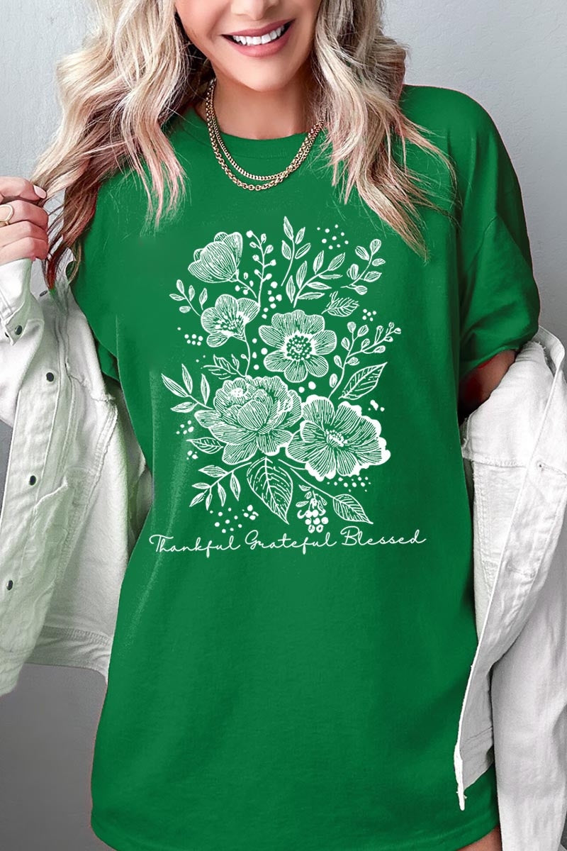 5000P-E3155 Neutral Thanksgiving Graphic Plus Heavy Cotton Tee $12.75