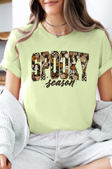 US3001P-E3105 Spooky Season Halloween Graphic Plus Tee $16