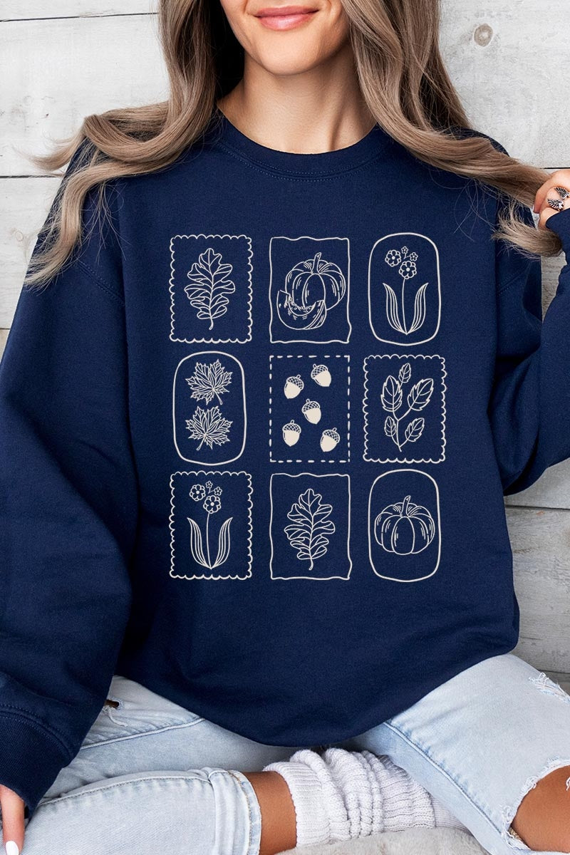 UL180-E3101 Autumn Graphic Sweatshirt $20