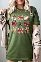 US3001-E3219 Nativity Scene Christmas Graphic Tee $12.5
