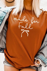 US3001P-E3151 Made For Fall Graphic Plus Tee $16