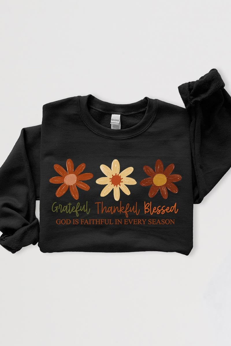 UL180P-E3165 Boho Fall Christian Graphic Plus Sweatshirt $25