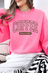 UL180-E3207 Coffee Weather Graphic Sweatshirt $20