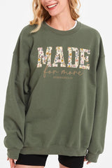 UL180-E3068 Made for More Faith Graphic Sweatshirt $20