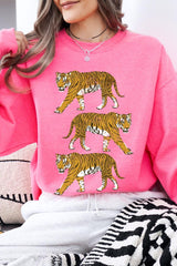 UL180P-E3104 Retro Tigers Graphic Plus Sweatshirt $25