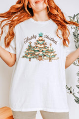 5000-E3185 Howdy Christmas Graphic Heavy Cotton Tee $9