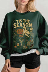 UL180-E3125 Tis The Season Halloween Graphic Sweatshirt $20