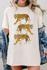5000P-E3104 Retro Tigers Graphic Plus Heavy Cotton Tee $12.75