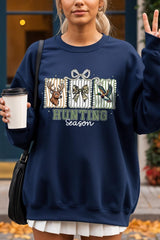 UL180P-E3192 Deer & Duck Hunting Season Graphic Plus Sweatshirt $25