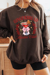 UL180-E3216 Gingerbread Martini Club Graphic Sweatshirt $20