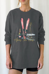 UL240-E3187 Apres Ski Club Graphic Long Sleeve Tee $13.75
