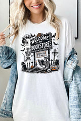 5000-E3122 Bookstore Halloween Graphic Heavy Cotton Tee $9