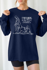 UL240P-E3075 If Youu2019re Hanging On Graphic Plus Long Sleeve Tee $17