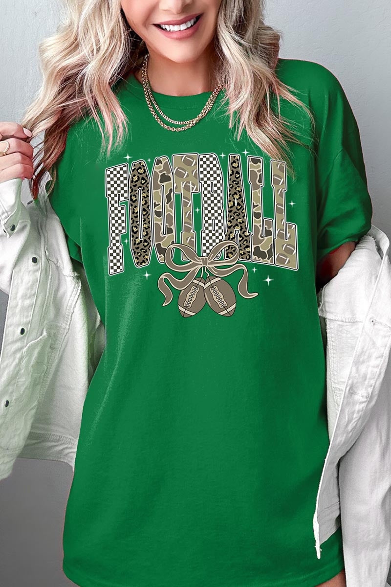 5000P-E3132 Camo Football Graphic Plus Heavy Cotton Tee $12.75