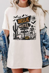 5000P-E3108 Skellie Motel Halloween Plus Heavy Cotton Tee $12.75