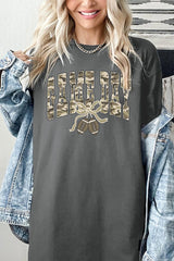 5000-E3131 Football Game Day Camo Graphic Heavy Cotton Tee $9