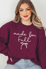 UL180-E3151 Made For Fall Graphic Sweatshirt $20