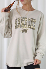 UL240P-E3131 Football Game Day Camo Plus Long Sleeve Tee $17