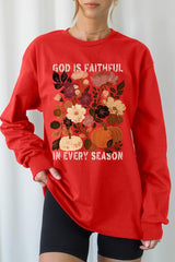 UL240P-E3171 Faithful In Every Season Graphic Plus Long Sleeve Tee $17