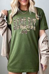 US3001-E3131 Football Game Day Camo Graphic Tee $12.5