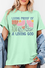 5000-E3066 Living Proof of a Loving Graphic Heavy Cotton Tee $9
