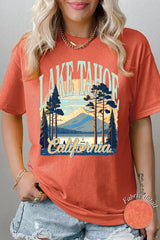 5000P-E3059 Lake Tahoe Graphic Plus Heavy Cotton Tee $12.75