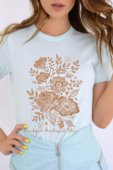 US3001P-E3155 Neutral Thanksgiving Graphic Plus Tee $16