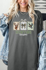 5000P-E3192 Deer & Duck Hunting Season Graphic Plus Heavy Cotton Tee $12.75