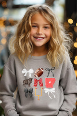 UL180B-E3077Z Arkansas Football Kids Graphic Sweatshirt $20
