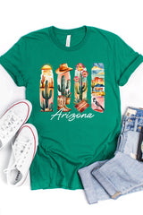 US3001P-E3061AZ Arizona State Brushstroke Graphic Plus Tee $16