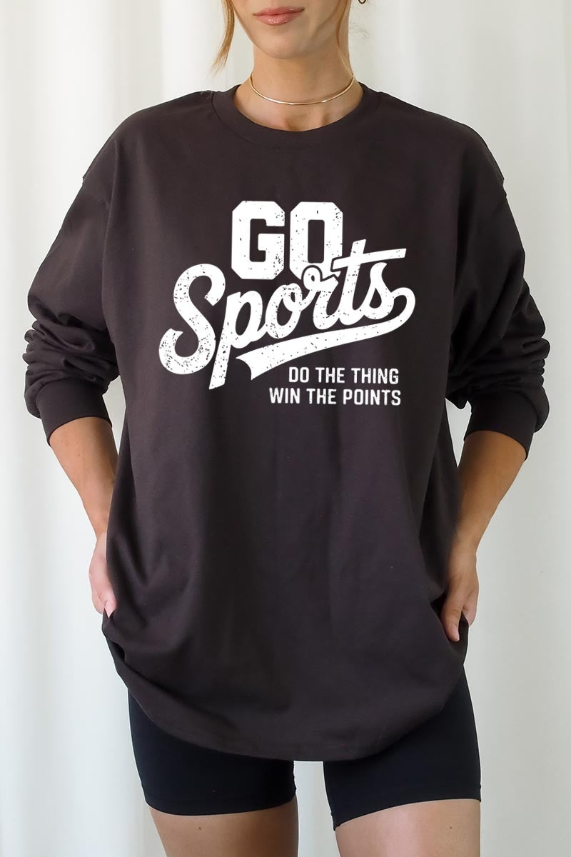 UL240-E3103 Go Sports Graphic Long Sleeve Tee $13.75