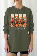 UL240P-E3172 Harvest Is Plenty Graphic Plus Long Sleeve Tee $17